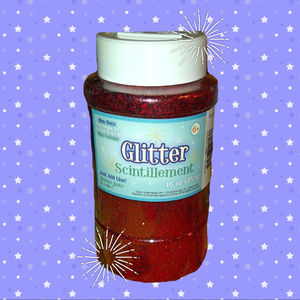 Red Craft Glitter
